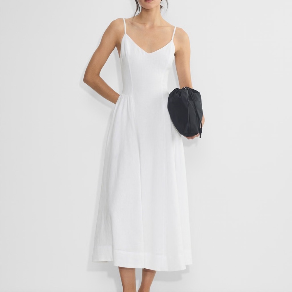 Aritzia White linen Sundress